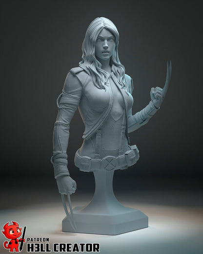 1:12 Adamantium Resolve | Resin Garage Kit Figure Comic Fan Art | h3LL creator