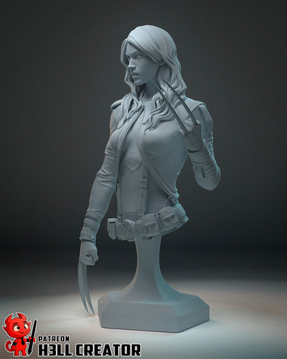 1:12 Adamantium Resolve | Resin Garage Kit Figure Comic Fan Art | h3LL creator