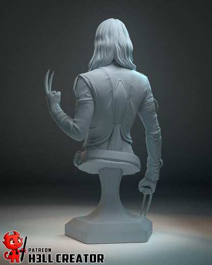 1:12 Adamantium Resolve | Resin Garage Kit Figure Comic Fan Art | h3LL creator