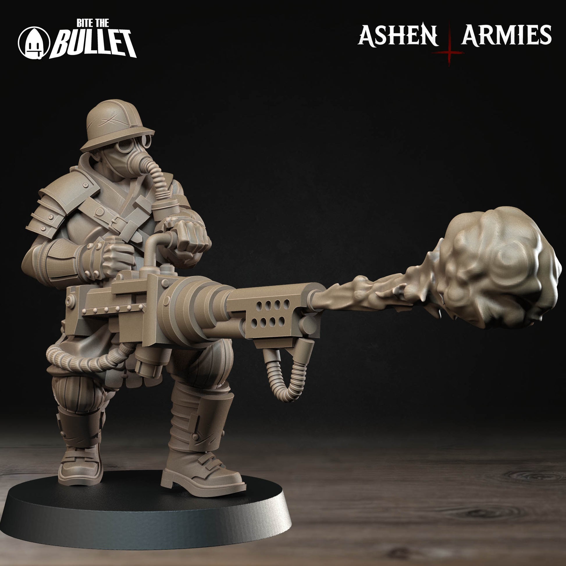 Bullet Crusade, Holy Shogunate, Yeomen | D&D Pathfinder TTRPG Miniature | Bite the Bullet