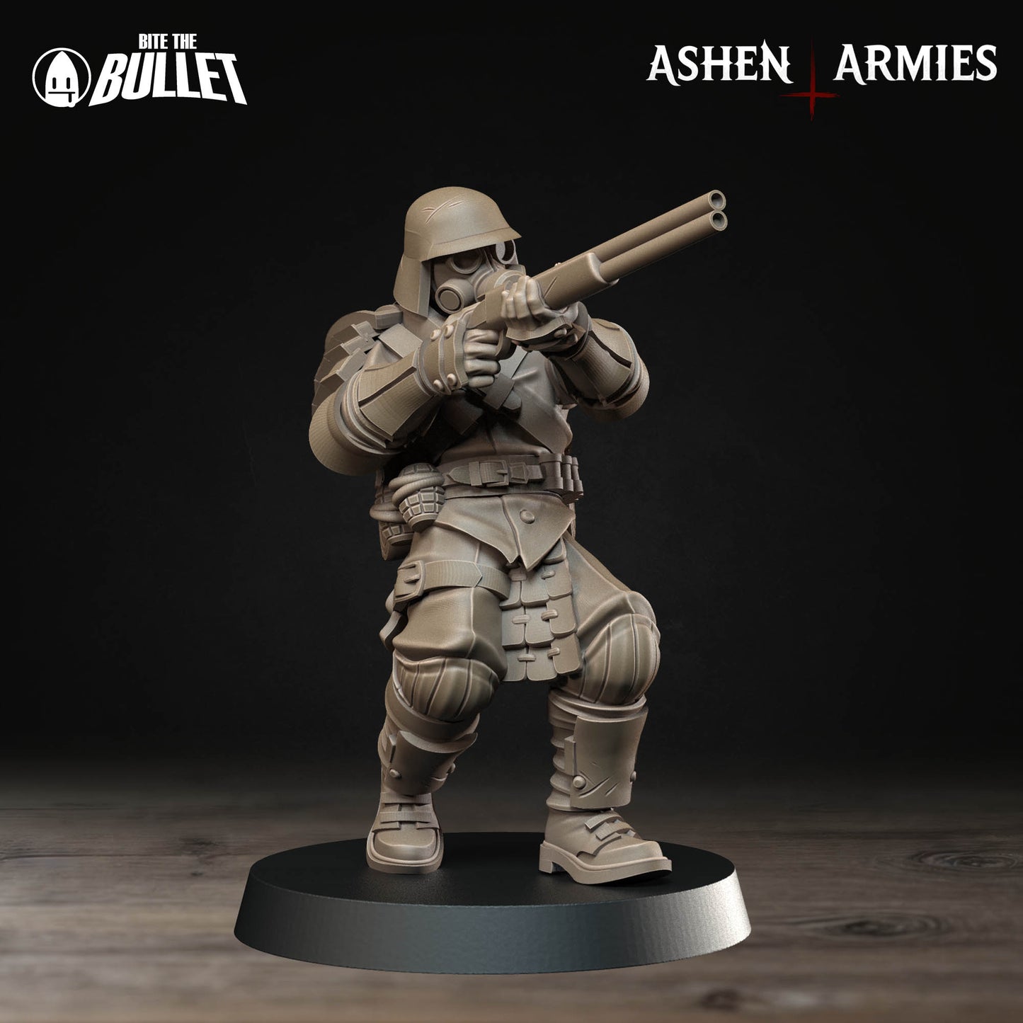 Bullet Crusade, Holy Shogunate, Yeomen | D&D Pathfinder TTRPG Miniature | Bite the Bullet