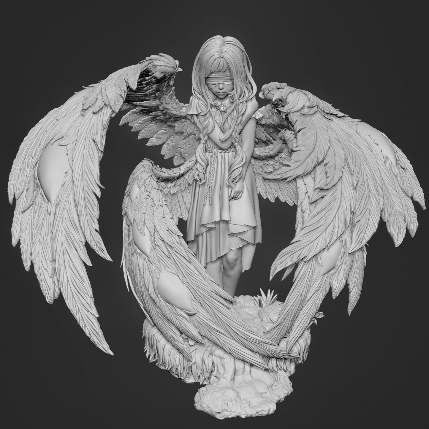 1:12 Little Angel, Seraphim | Resin Garage Kit Mythology | CA 3D Studios