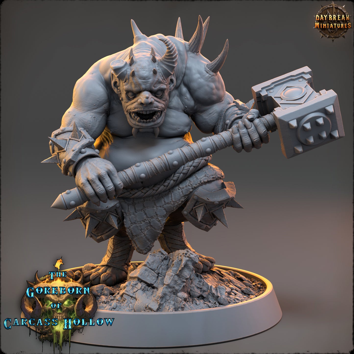 Demons - The Goreborn of Carcass Hollow | Tabletop or Display Scale | D&D Mini + Terrain | Daybreak Miniatures