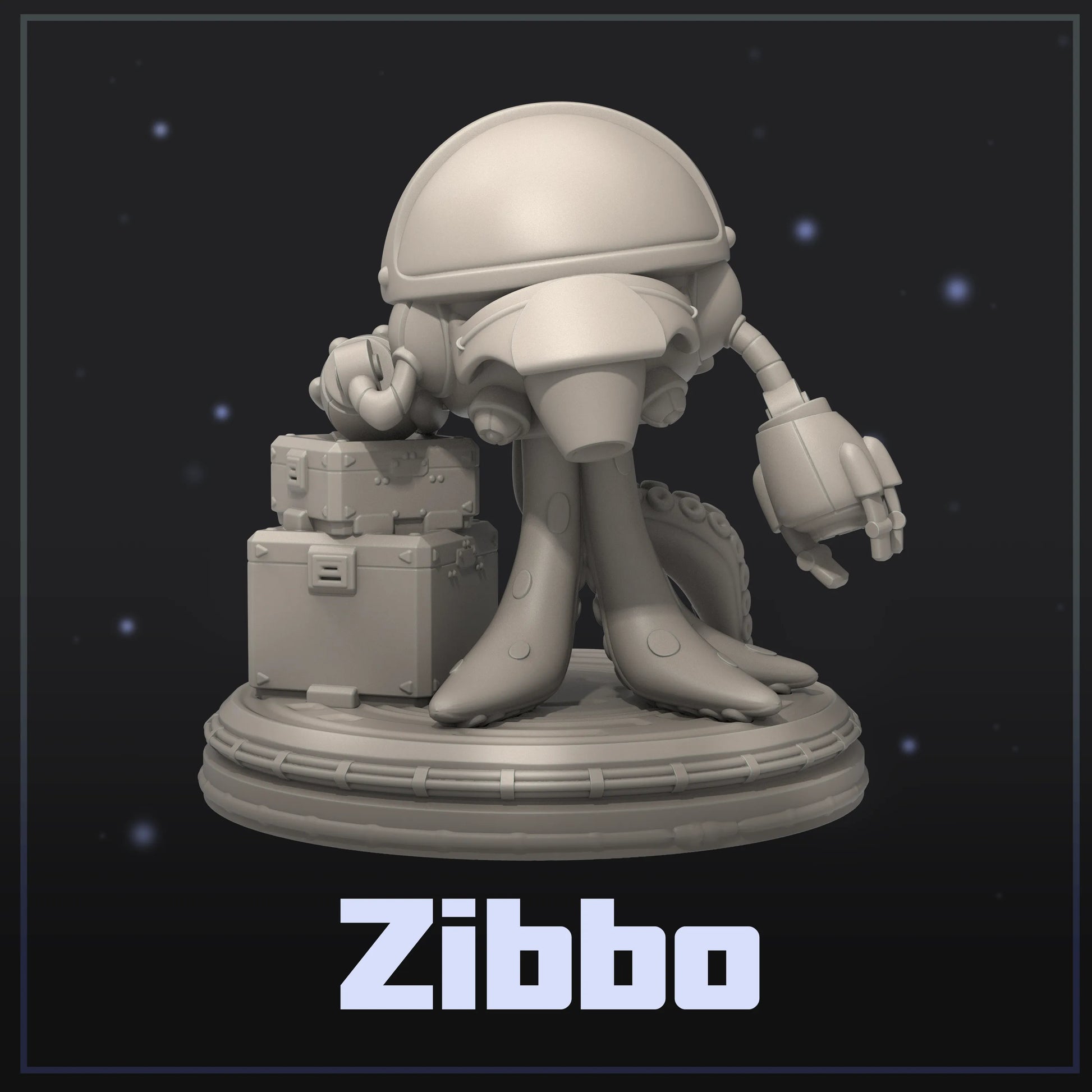 Zibbo | Display Scale | Scifi Fantasy Miniature | Dungeons and Maidens