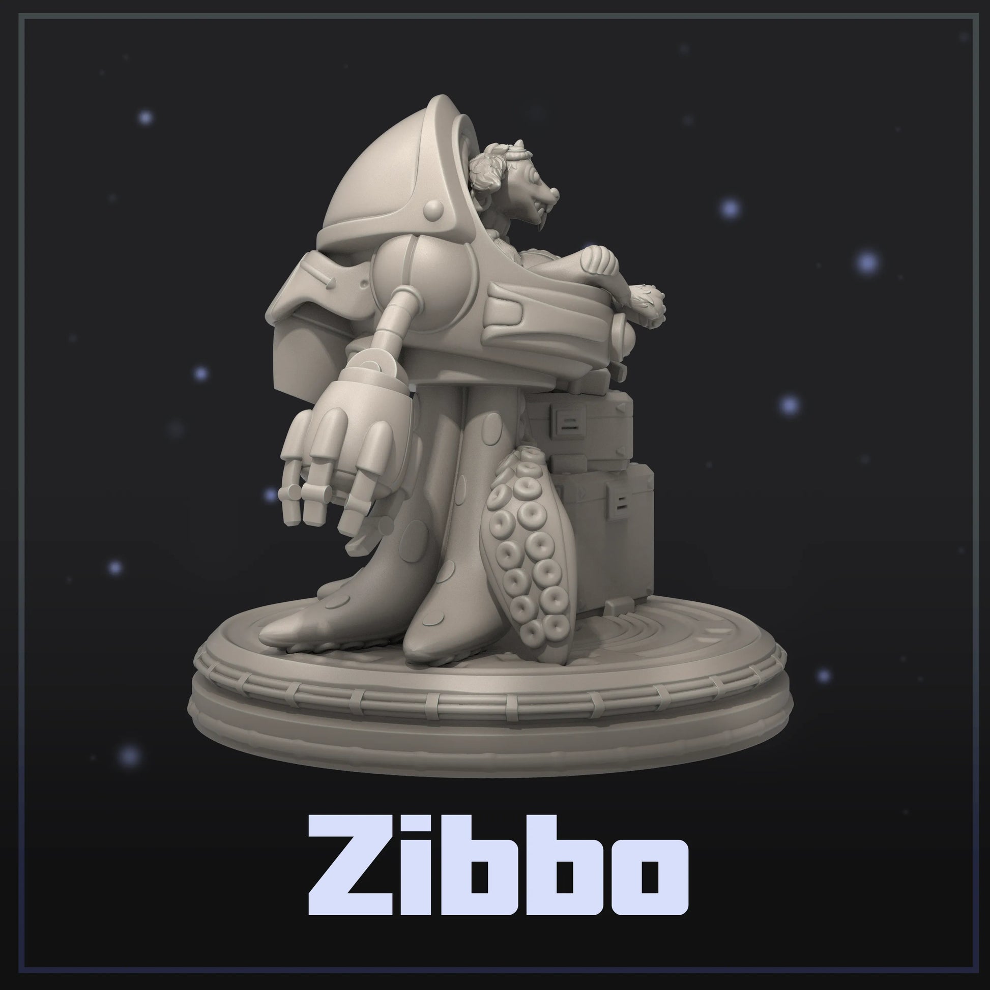 Zibbo | Display Scale | Scifi Fantasy Miniature | Dungeons and Maidens