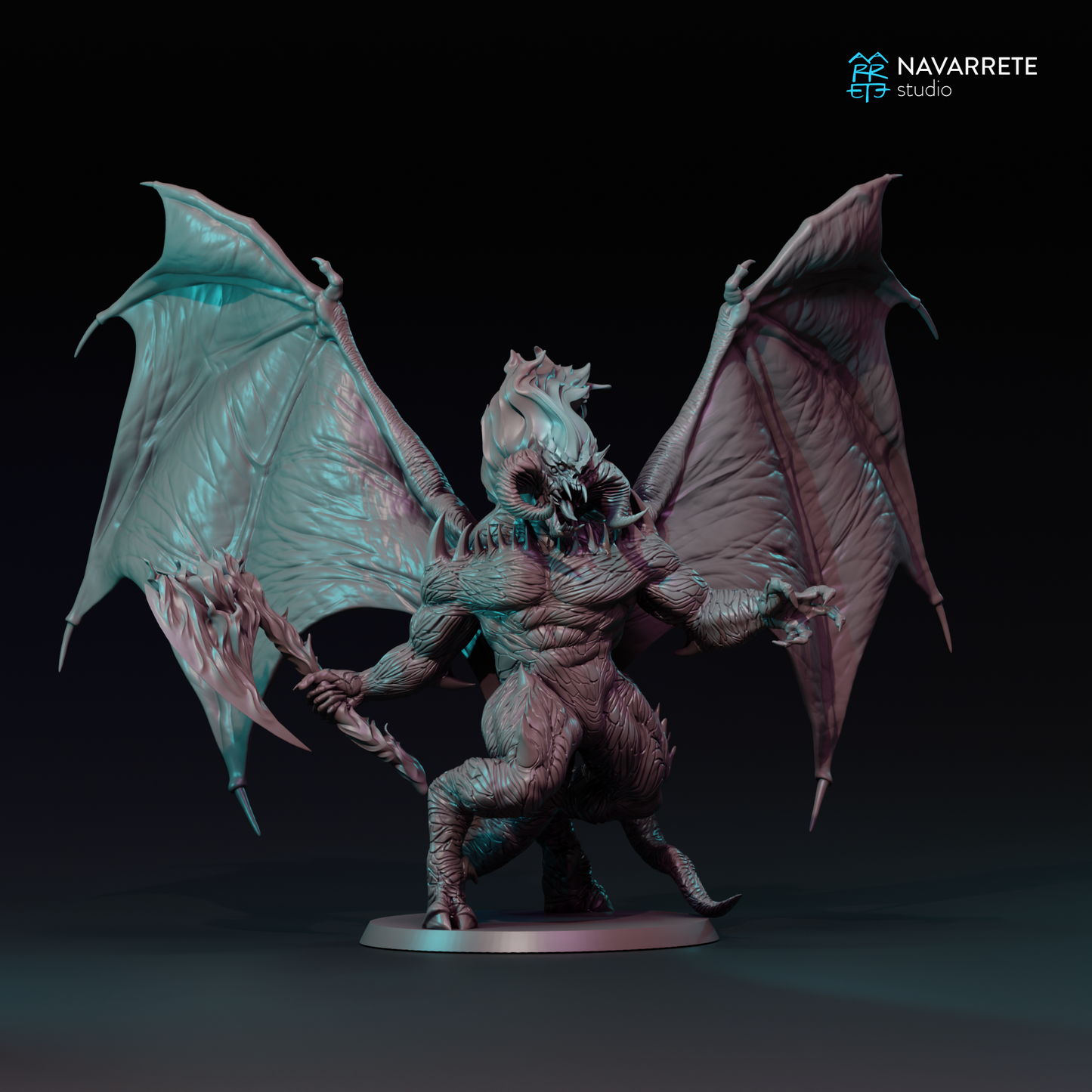 Zulrok tabletop gaming miniature by Tattles Told 3D, featuring detailed fantasy character model on a small base.