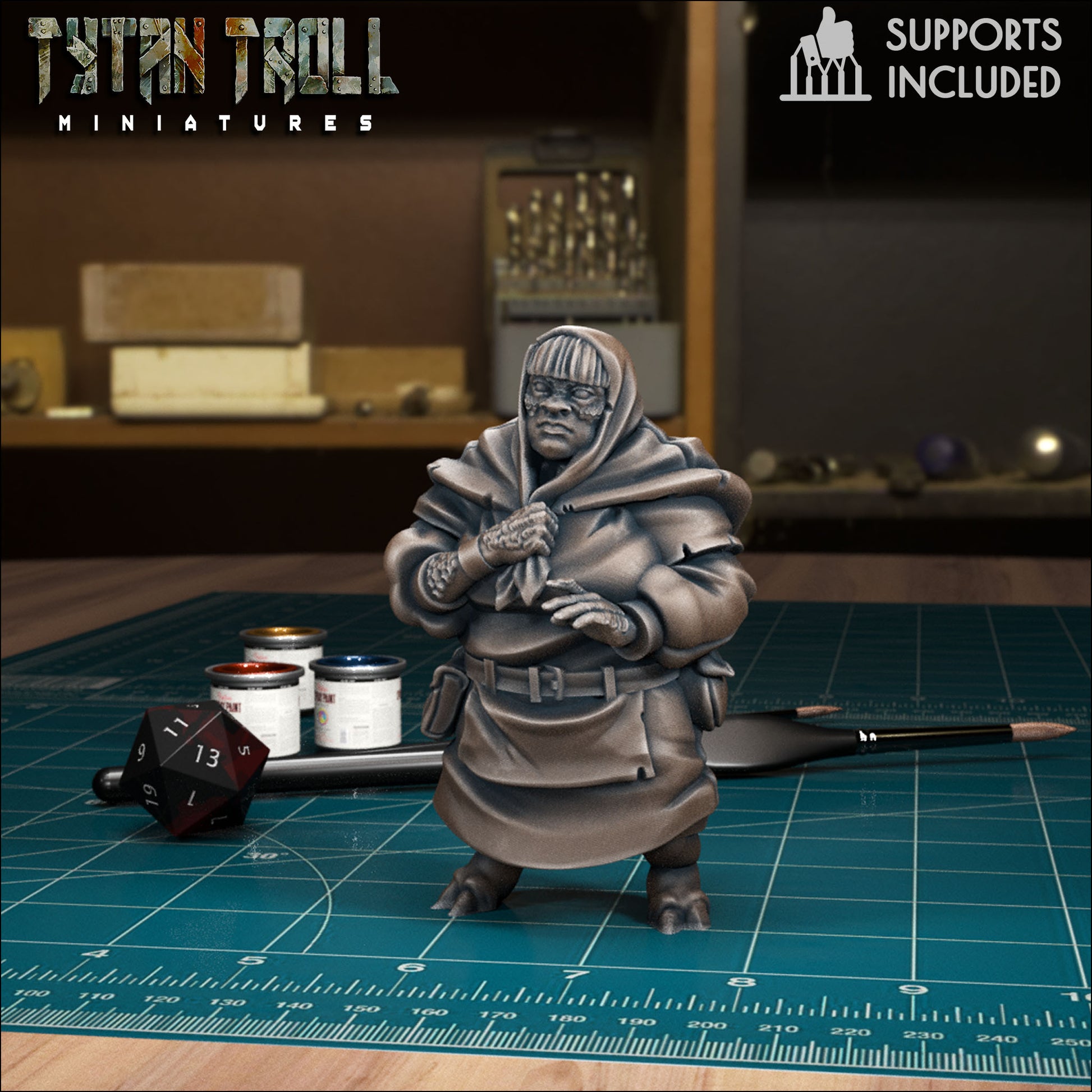 CoS Zygfrek Belview | D&D TTRPG Mini | TytanTroll Miniatures