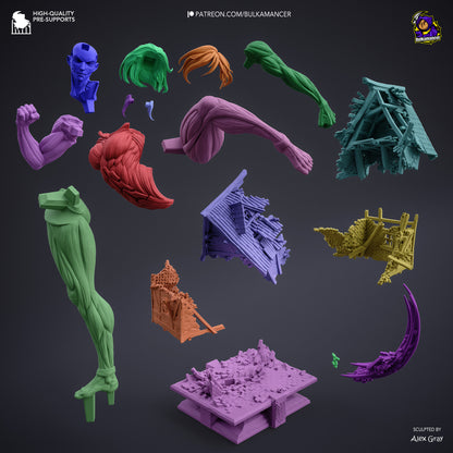 Ingeniero de escuadrón aerotransportado | Figura de kit de resina para garaje | Bulkamancer Sculpts
