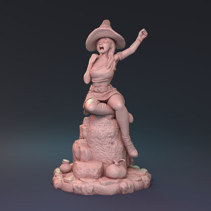 After the Rain Pin Up | D&D TTRPG Miniature | Hardwitch Games