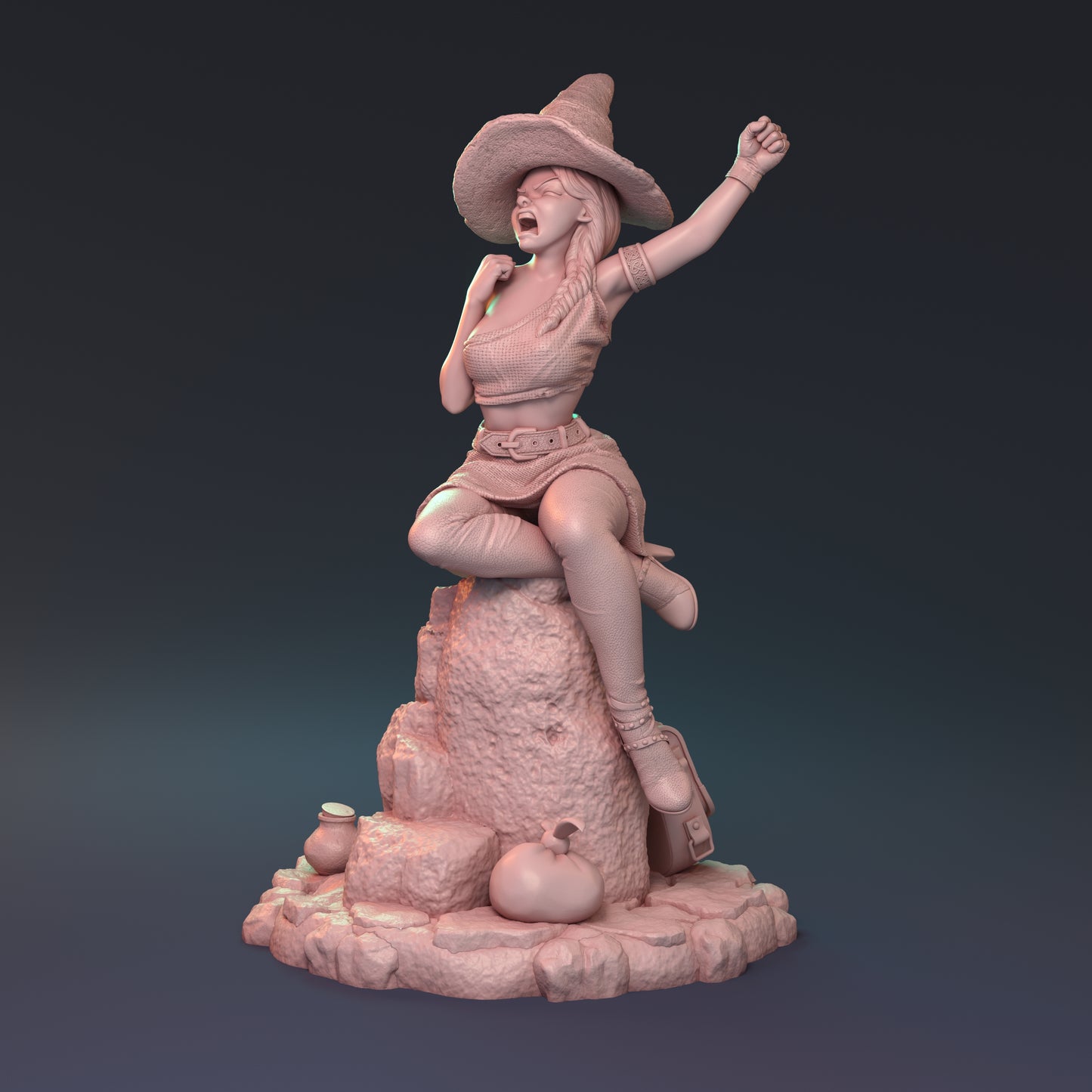 After the Rain Pin Up | D&D TTRPG Miniature | Hardwitch Games