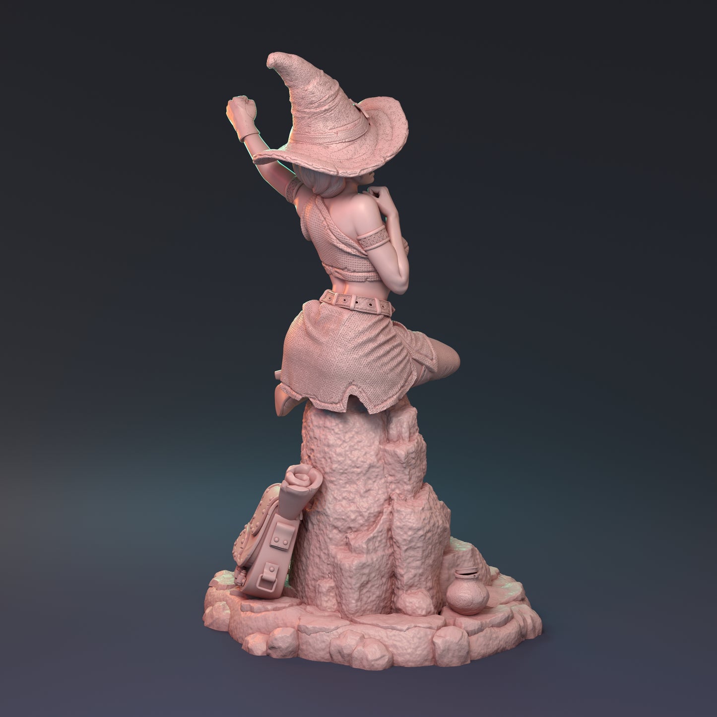 After the Rain Pin Up | D&D TTRPG Miniature | Hardwitch Games