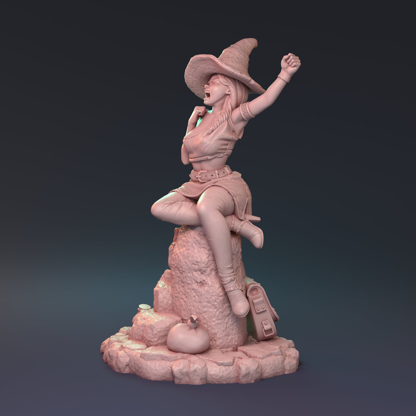 After the Rain Pin Up | D&D TTRPG Miniature | Hardwitch Games