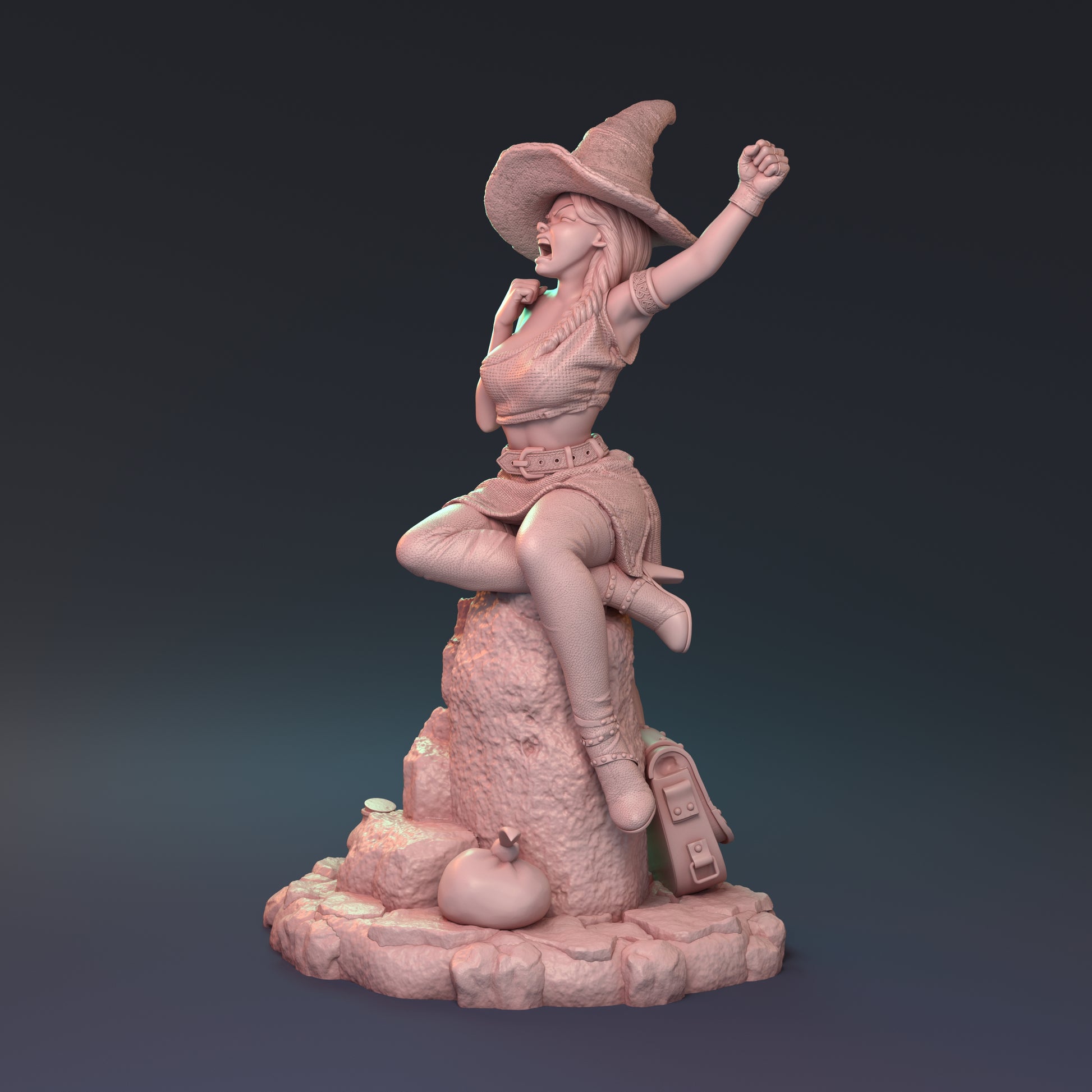 After the Rain Pin Up | D&D TTRPG Miniature | Hardwitch Games