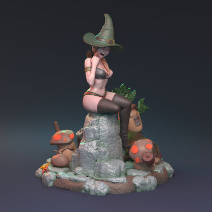 After the Rain Pin Up | D&D TTRPG Miniature | Hardwitch Games