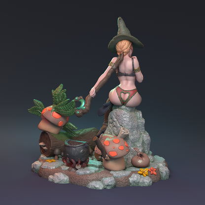 After the Rain Pin Up | D&D TTRPG Miniature | Hardwitch Games