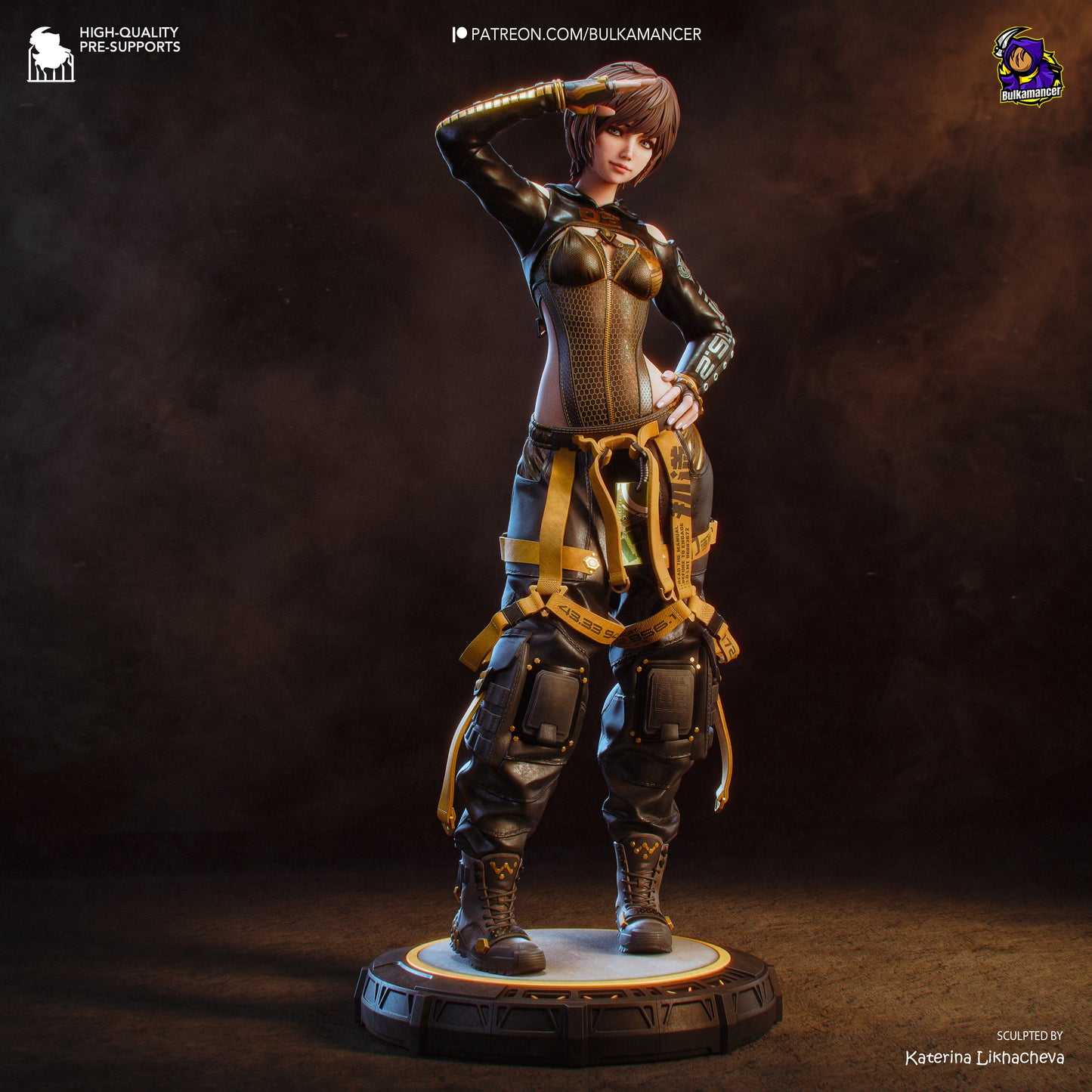 Ingeniero de escuadrón aerotransportado | Figura de kit de resina para garaje | Bulkamancer Sculpts