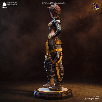 Ingeniero de escuadrón aerotransportado | Figura de kit de resina para garaje | Bulkamancer Sculpts