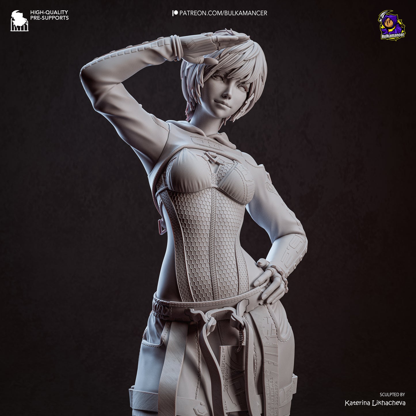 Ingeniero de escuadrón aerotransportado | Figura de kit de resina para garaje | Bulkamancer Sculpts
