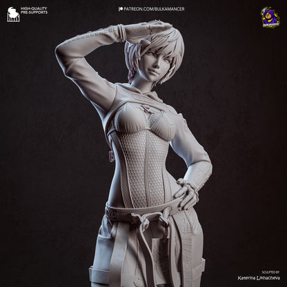 Ingeniero de escuadrón aerotransportado | Figura de kit de resina para garaje | Bulkamancer Sculpts