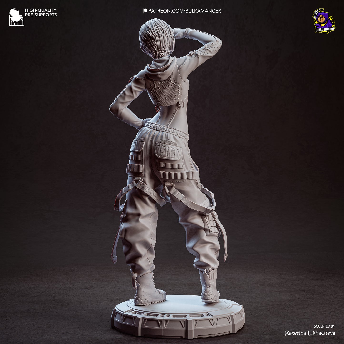 Ingeniero de escuadrón aerotransportado | Figura de kit de resina para garaje | Bulkamancer Sculpts