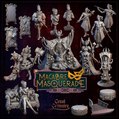 Macabre Masquerade | Tabletop Gaming Miniatures Collection | Great Grimoire