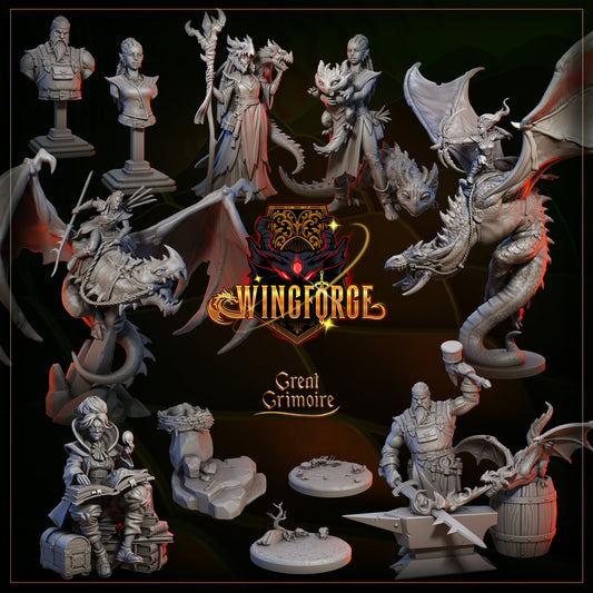 Wing Forge | Tabletop Gaming Miniatures Collection | Great Grimoire