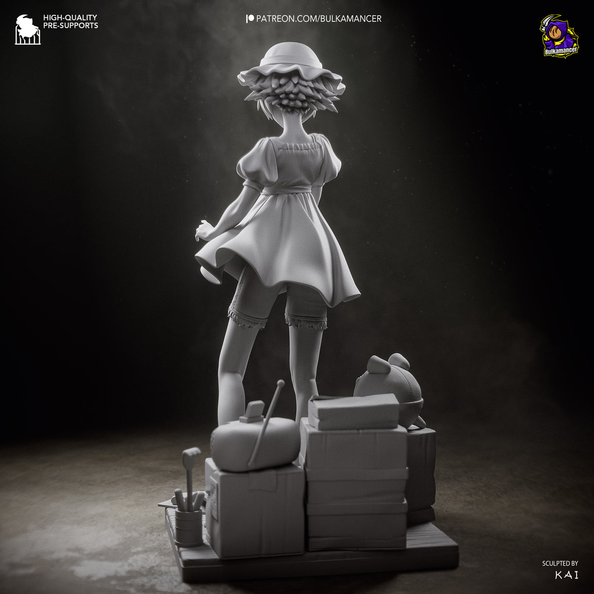 Ingeniero de escuadrón aerotransportado | Figura de kit de resina para garaje | Bulkamancer Sculpts