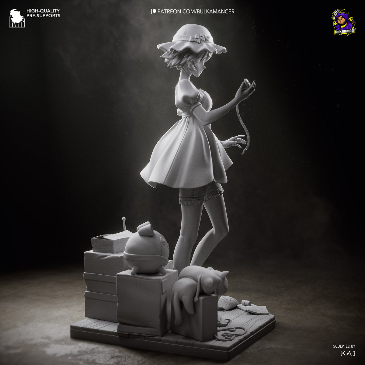 Ingeniero de escuadrón aerotransportado | Figura de kit de resina para garaje | Bulkamancer Sculpts