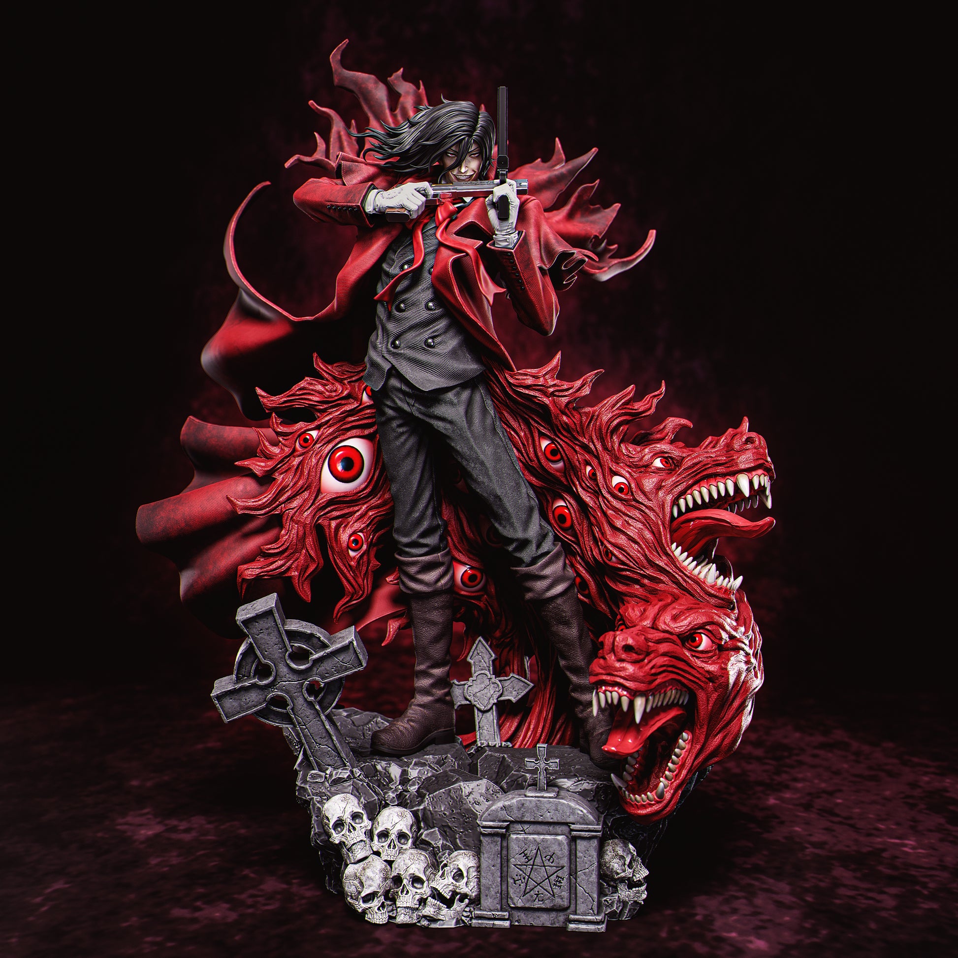 1:12 Crimson Revenant | Resin Garage Kit Figure Anime Manga Fan Art | CA 3D Studios