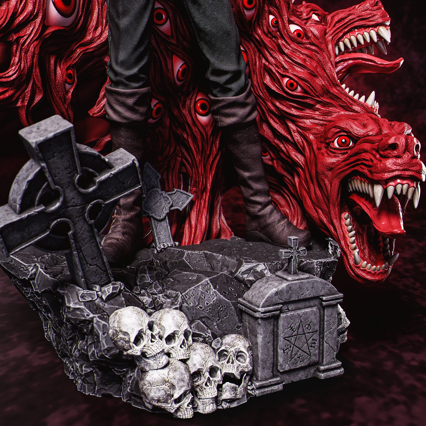 1:12 Crimson Revenant | Resin Garage Kit Figure Anime Manga Fan Art | CA 3D Studios