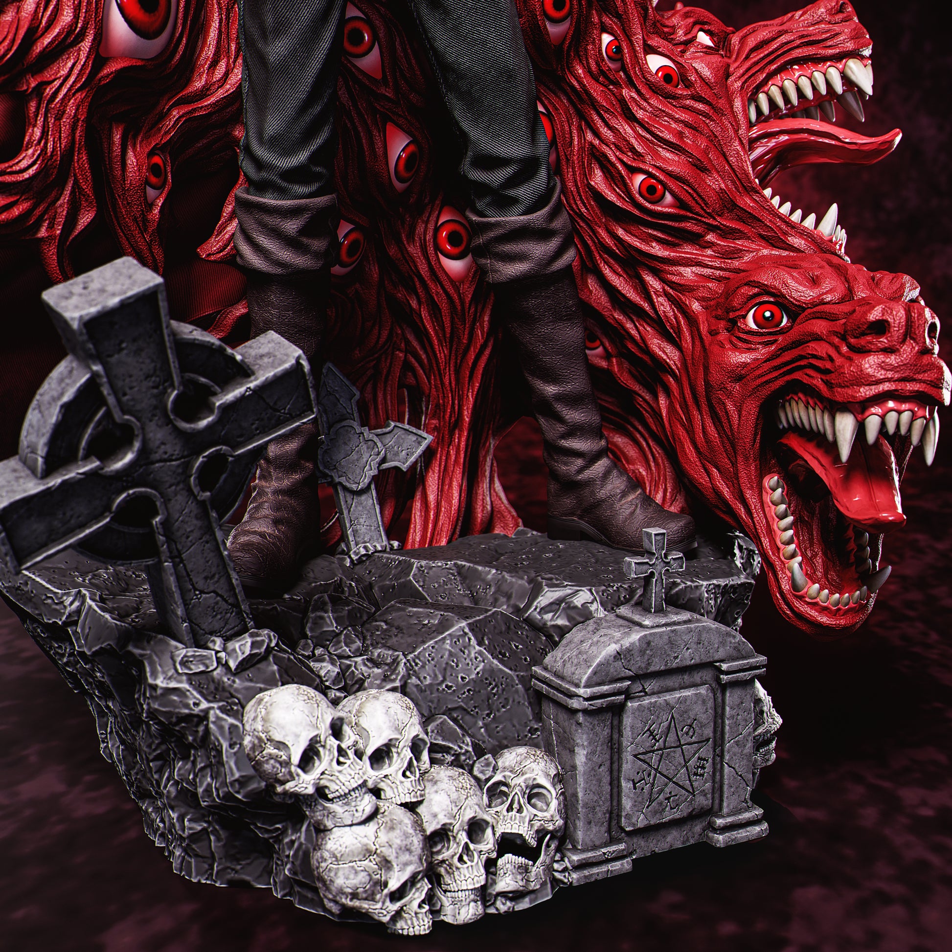 1:12 Crimson Revenant | Resin Garage Kit Figure Anime Manga Fan Art | CA 3D Studios
