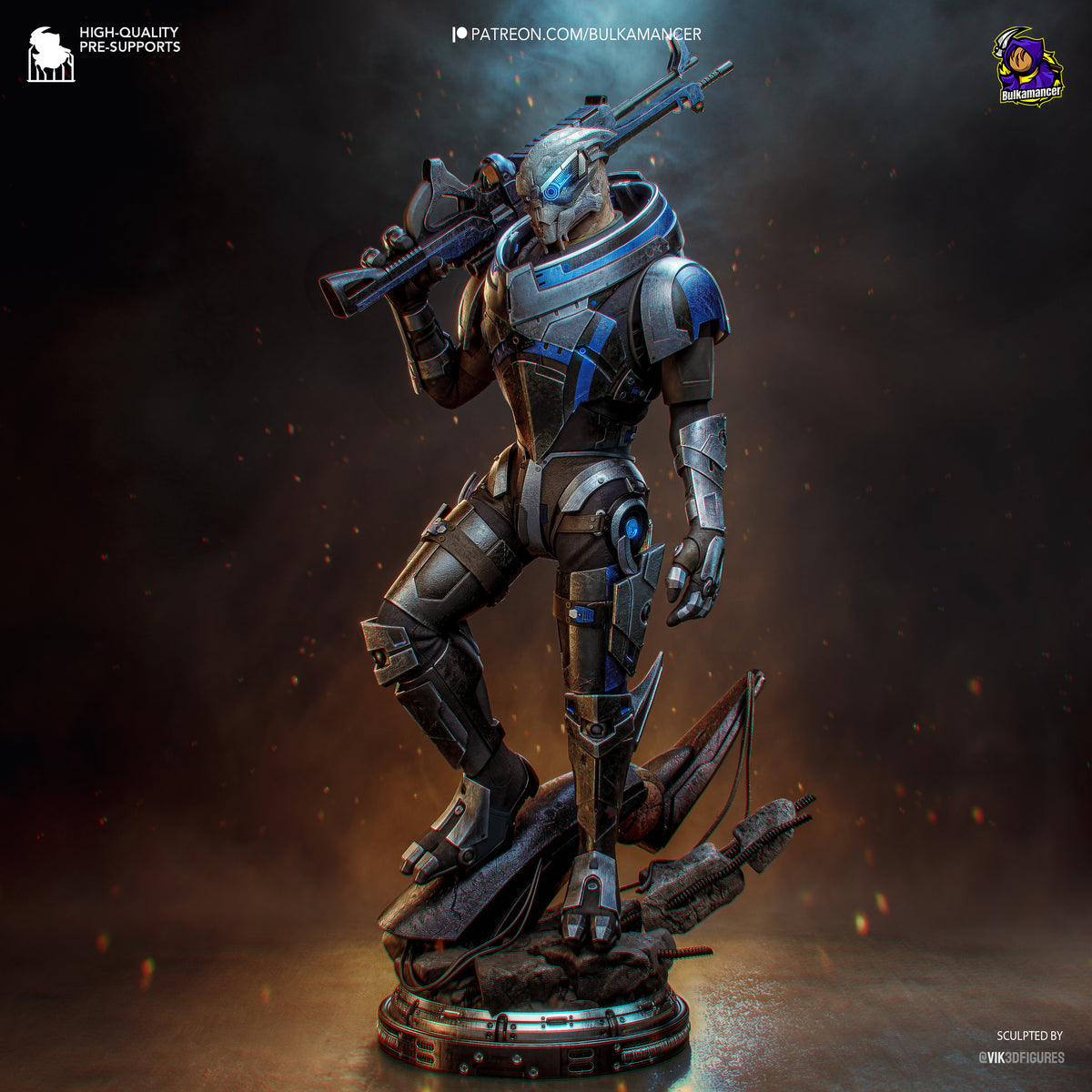 Ingeniero de escuadrón aerotransportado | Figura de kit de resina para garaje | Bulkamancer Sculpts
