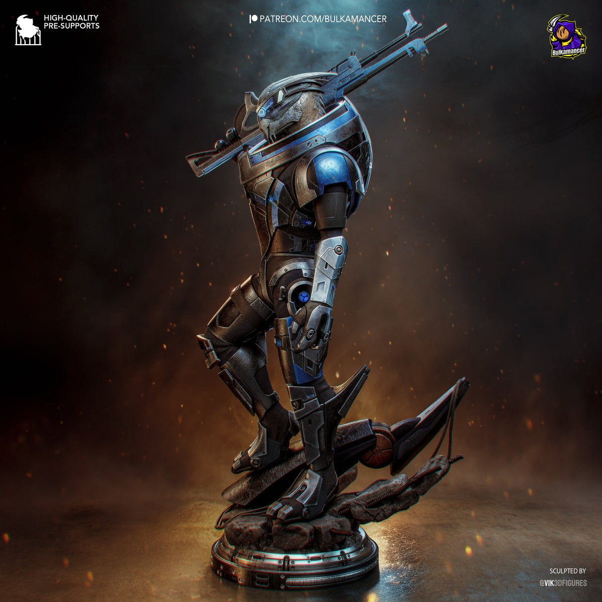 Ingeniero de escuadrón aerotransportado | Figura de kit de resina para garaje | Bulkamancer Sculpts