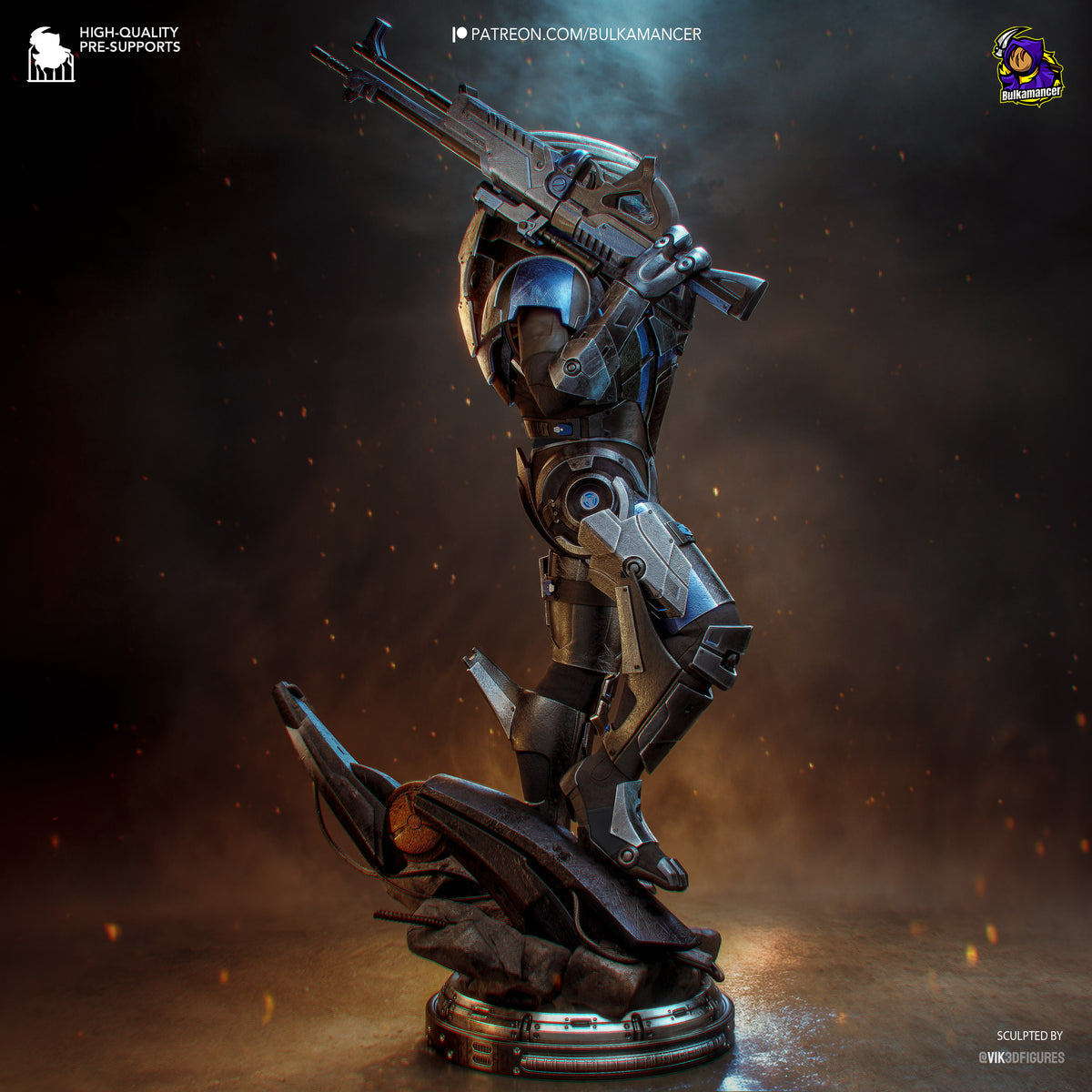 Ingeniero de escuadrón aerotransportado | Figura de kit de resina para garaje | Bulkamancer Sculpts