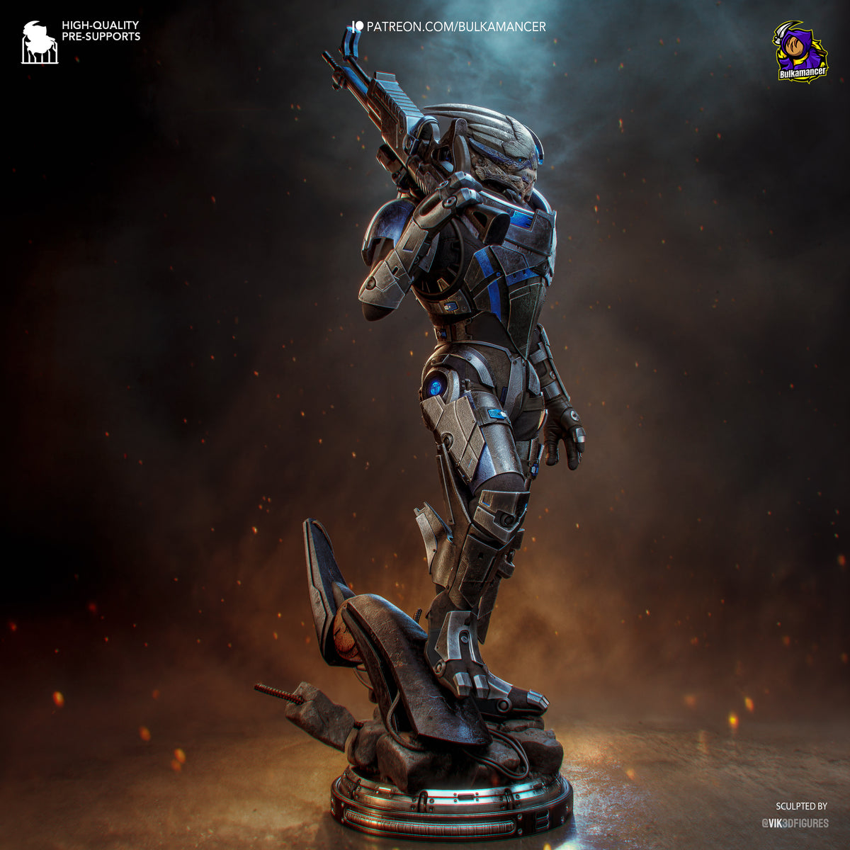 Ingeniero de escuadrón aerotransportado | Figura de kit de resina para garaje | Bulkamancer Sculpts