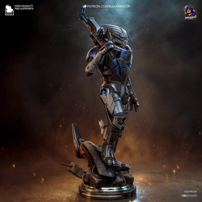 Ingeniero de escuadrón aerotransportado | Figura de kit de resina para garaje | Bulkamancer Sculpts