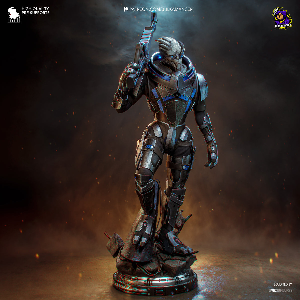 Ingeniero de escuadrón aerotransportado | Figura de kit de resina para garaje | Bulkamancer Sculpts