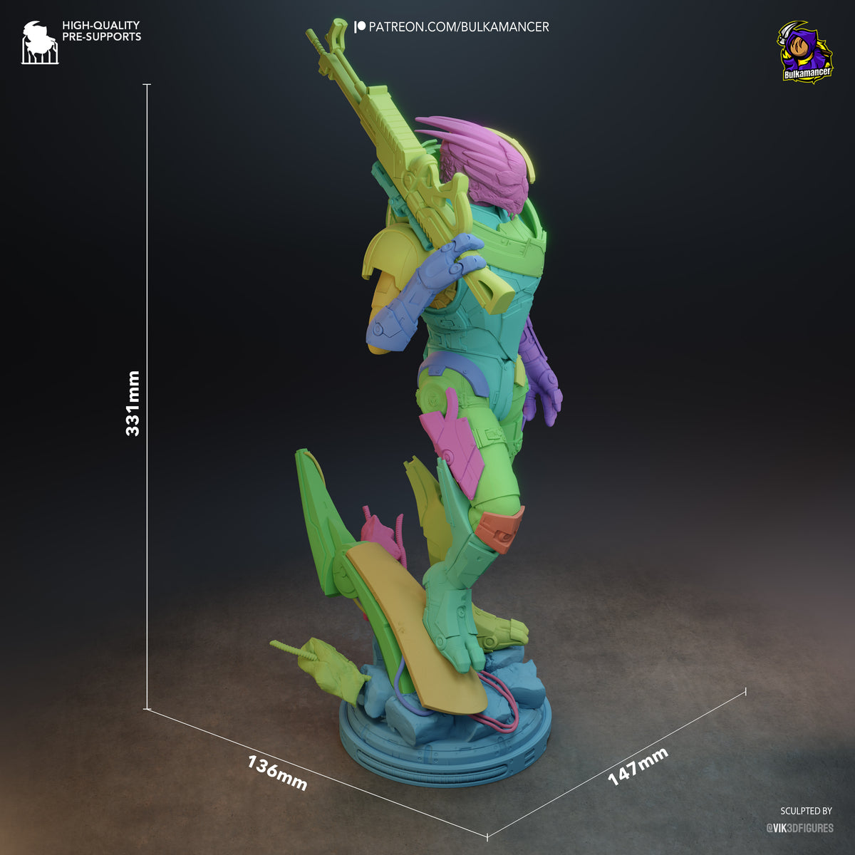 Ingeniero de escuadrón aerotransportado | Figura de kit de resina para garaje | Bulkamancer Sculpts