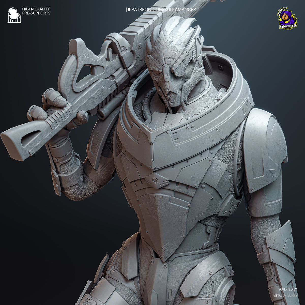 Ingeniero de escuadrón aerotransportado | Figura de kit de resina para garaje | Bulkamancer Sculpts