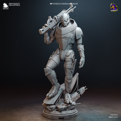 Ingeniero de escuadrón aerotransportado | Figura de kit de resina para garaje | Bulkamancer Sculpts