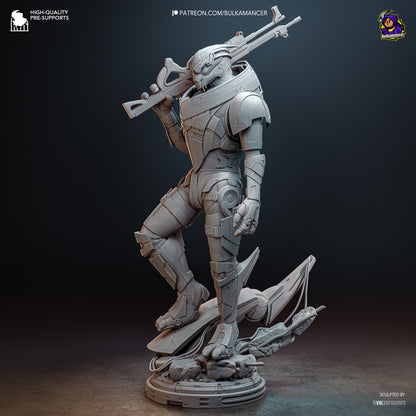 Ingeniero de escuadrón aerotransportado | Figura de kit de resina para garaje | Bulkamancer Sculpts