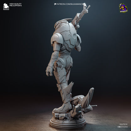 Ingeniero de escuadrón aerotransportado | Figura de kit de resina para garaje | Bulkamancer Sculpts