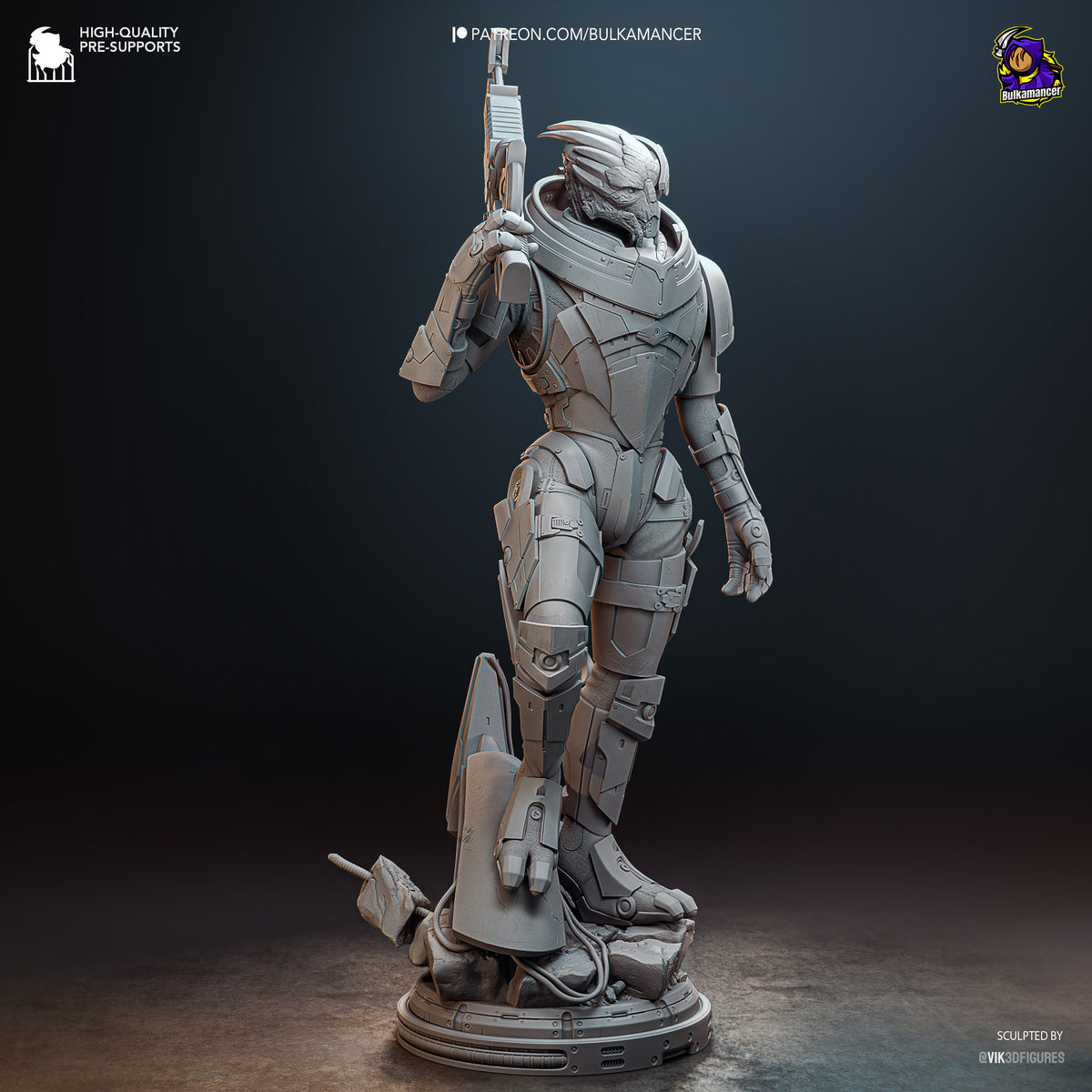 Ingeniero de escuadrón aerotransportado | Figura de kit de resina para garaje | Bulkamancer Sculpts