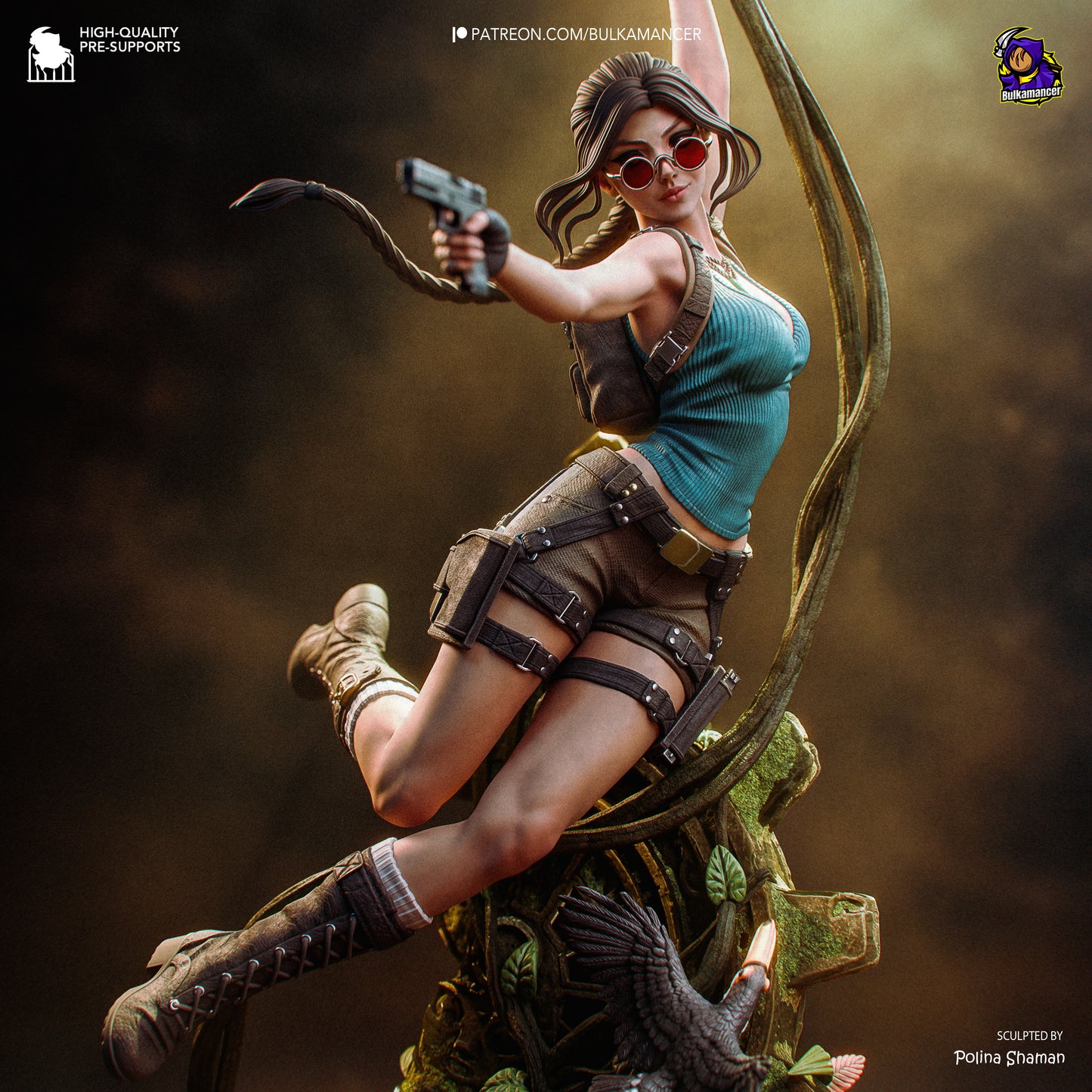 Cazador de artefactos | Figura de resina Garage Kit | Bulkamancer Sculpts