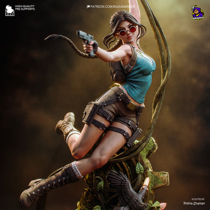 Cazador de artefactos | Figura de resina Garage Kit | Bulkamancer Sculpts