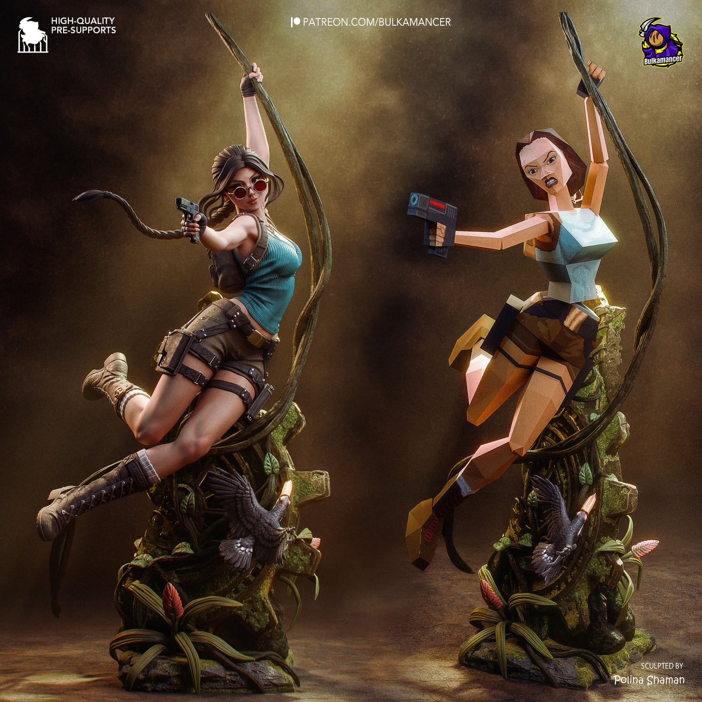 Cazador de artefactos | Figura de resina Garage Kit | Bulkamancer Sculpts