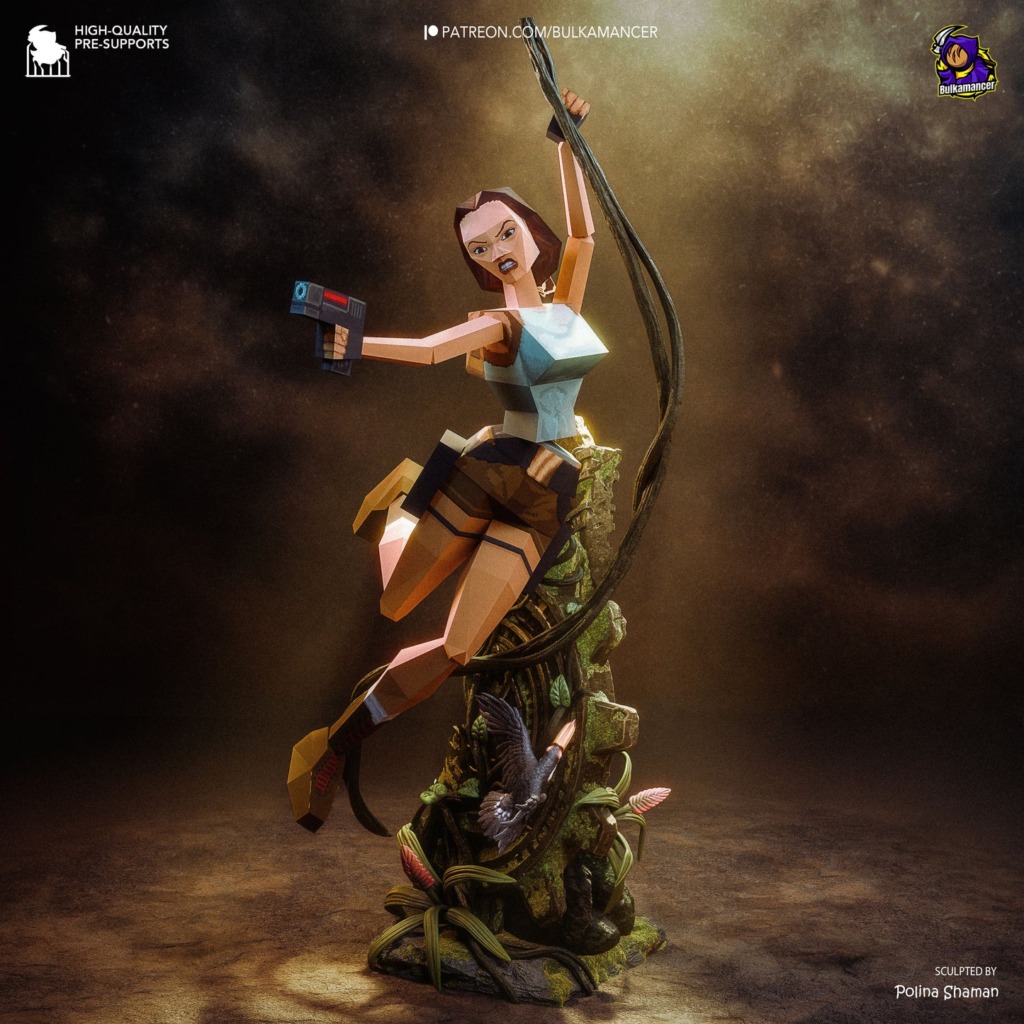 Cazador de artefactos | Figura de resina Garage Kit | Bulkamancer Sculpts