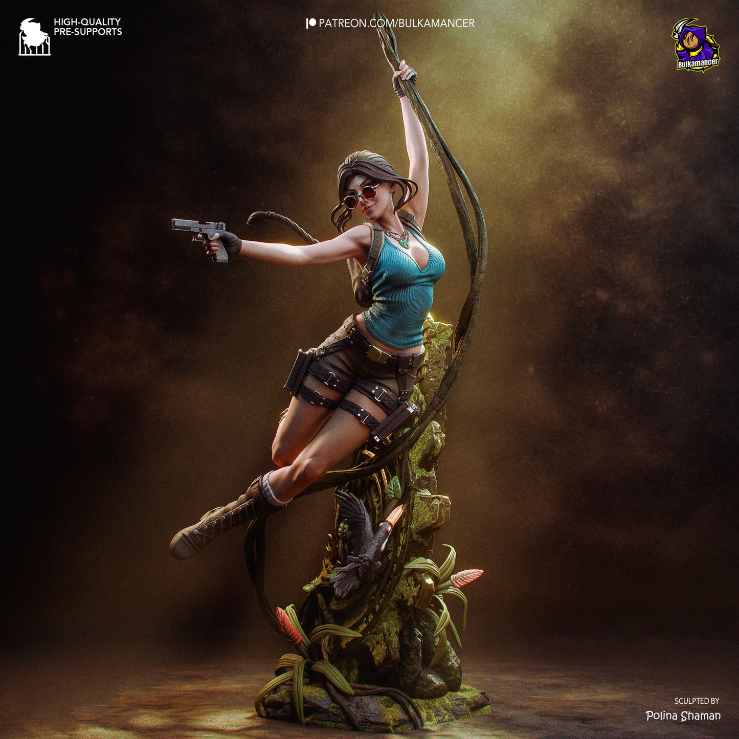 Cazador de artefactos | Figura de resina Garage Kit | Bulkamancer Sculpts