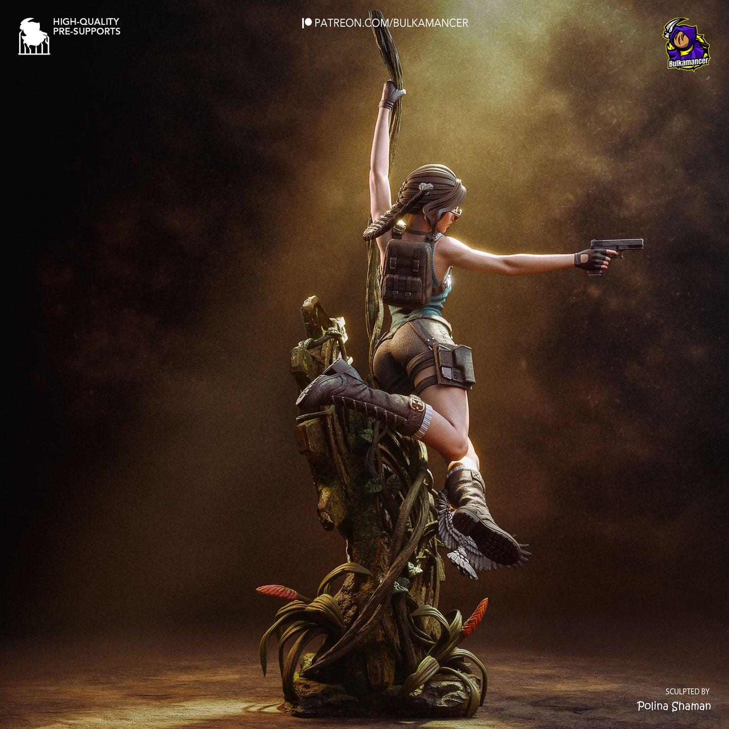 Cazador de artefactos | Figura de resina Garage Kit | Bulkamancer Sculpts