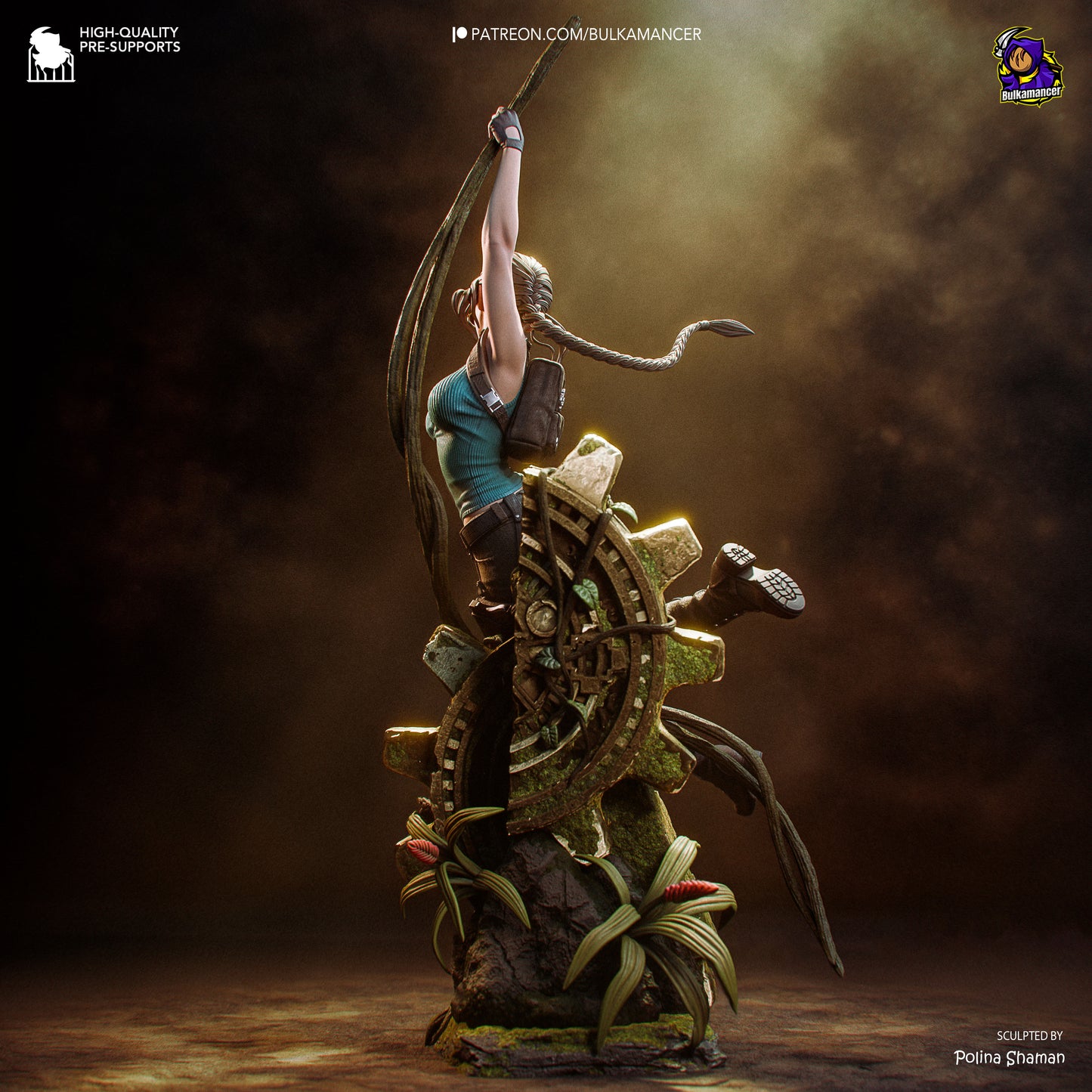 Cazador de artefactos | Figura de resina Garage Kit | Bulkamancer Sculpts